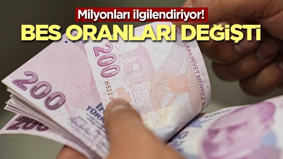 Milyonları ilgilendiriyor! Bireysel Emeklilik Sistemi (BES) değişti