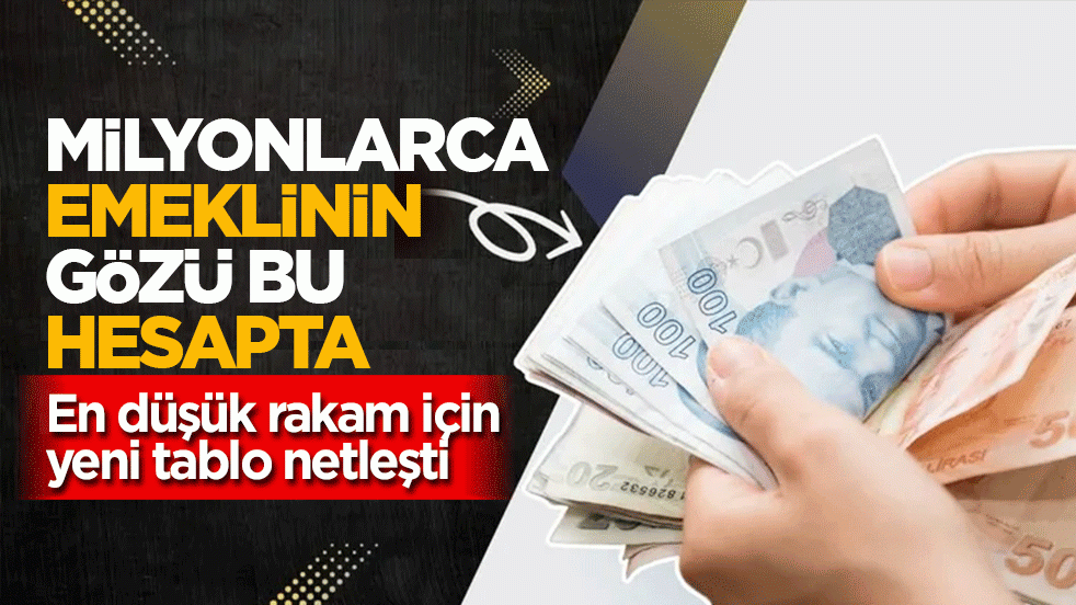 Milyonların gözü bu hesapta: En düşük emekli maaşı zammında yeni tablo netleşti