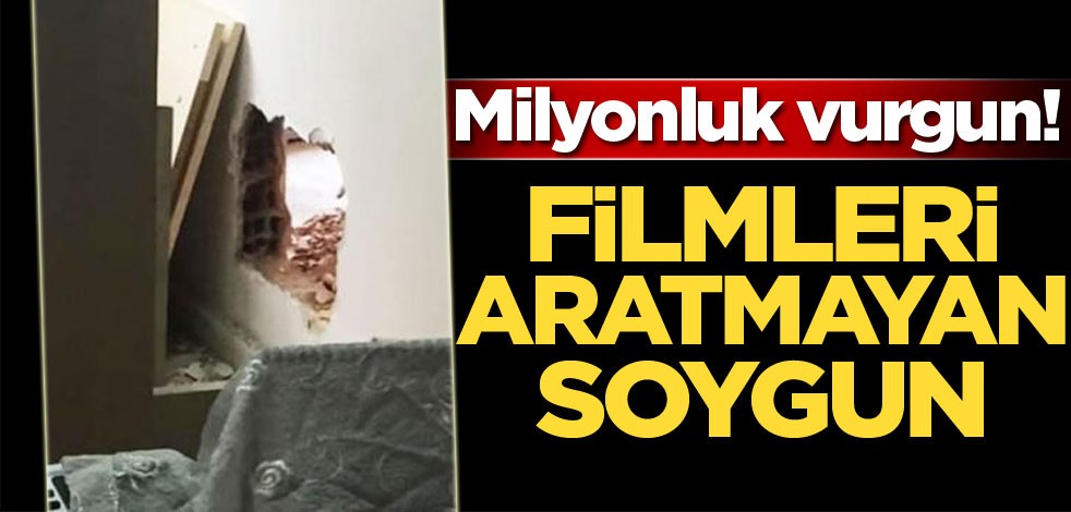 Milyonluk vurgun! Filmleri aratmayan soygun