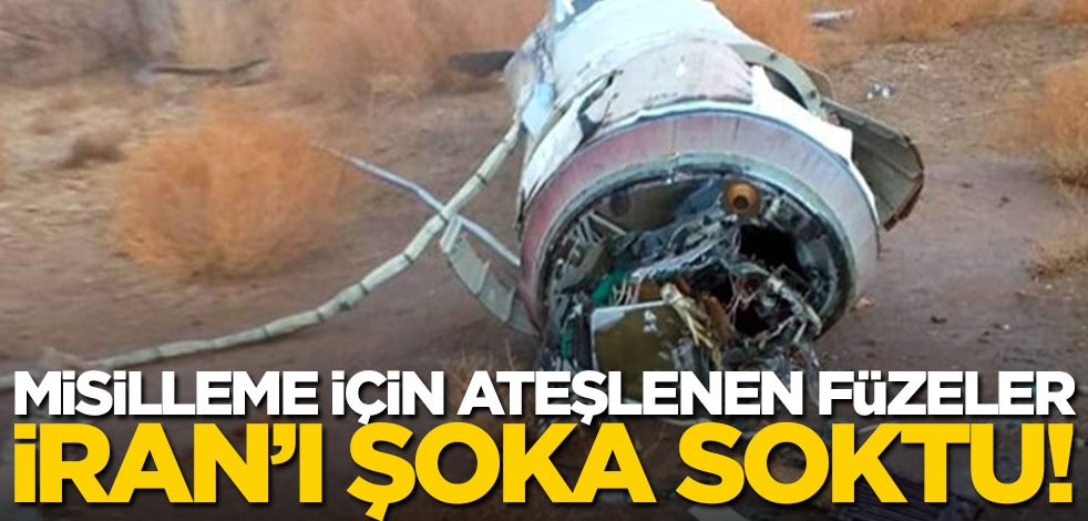 Misilleme için kullandığı füzeler İran'ı şoka soktu!