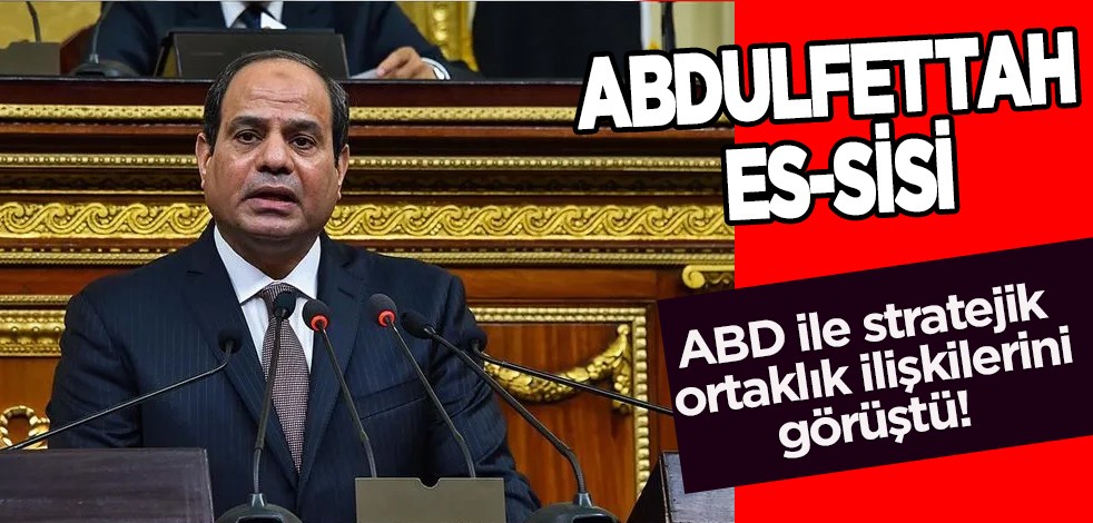 Mısır Cumhurbaşkanı Sisi, Arap Birliği Konseyi daimi üyeler ile Mısır'da görüşme yaptı! Flaş açıklamalar!