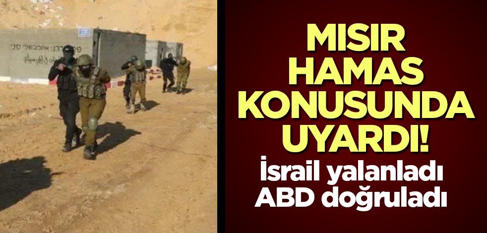 Mısır, Hamas konusunda uyardı! İsrail duymazdan geldi