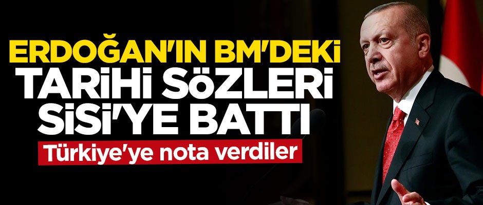 Mısır Türkiye'ye nota verdi