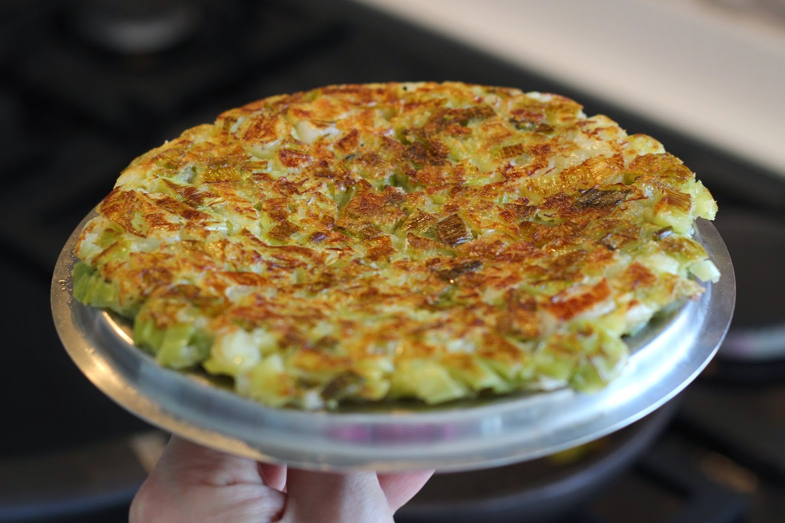 Mısır unlu pırasa kızartması