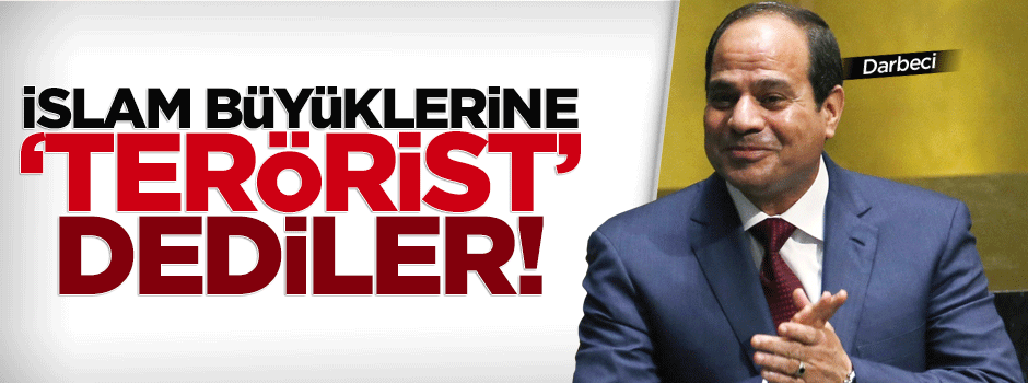 Mısır'da İslam büyüklerine terörist dediler