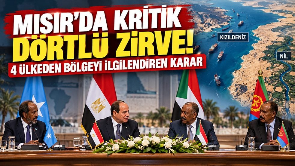 Mısır’da kritik dörtlü Afrika zirvesi! 4 ülkeden ortak mesaj