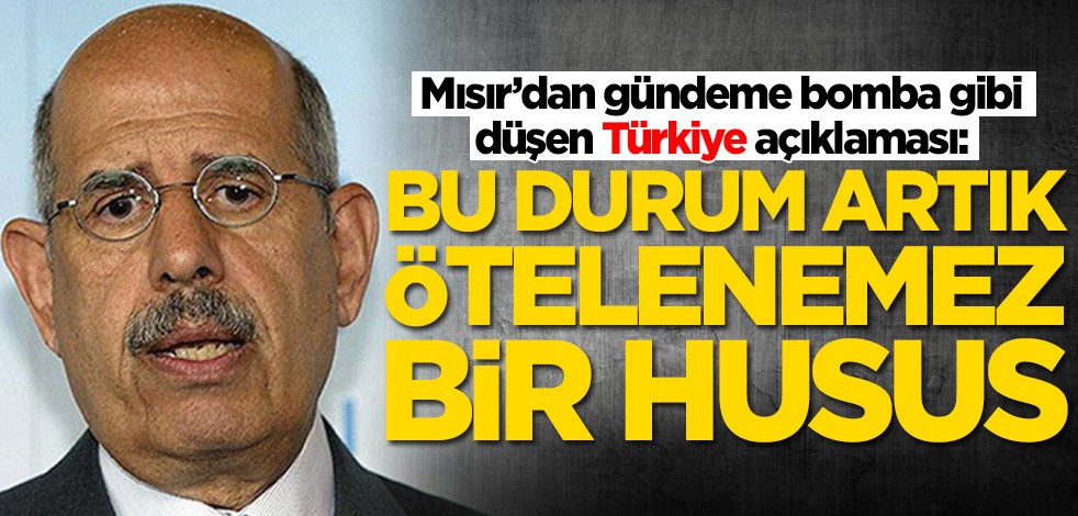Mısır’dan gündeme bomba gibi düşen Türkiye açıklaması: Bu durum artık ötelenemez bir husus