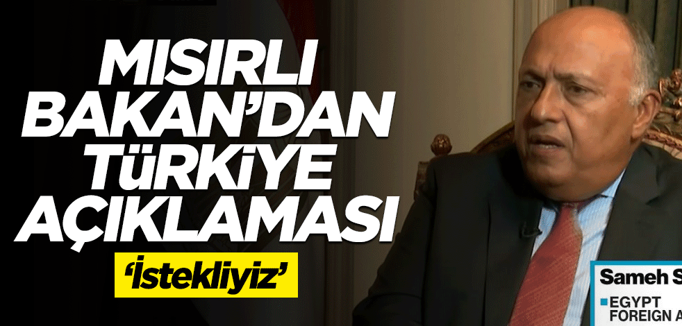 Mısır'dan Türkiye açıklaması! "İstekliyiz"