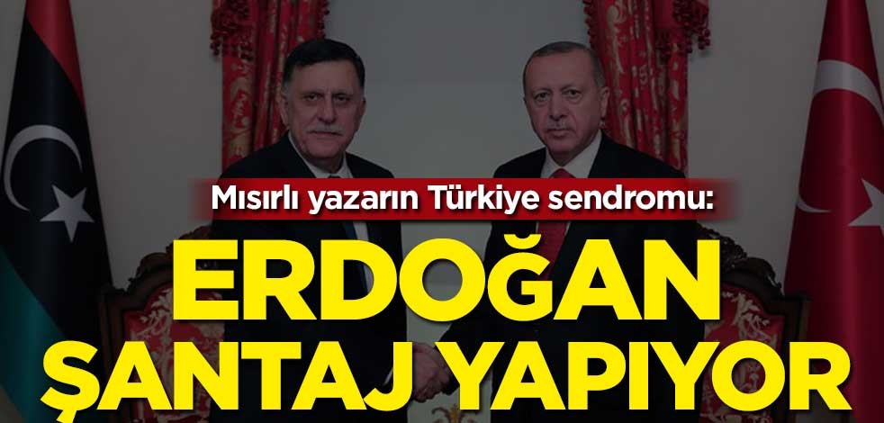 Mısırlı yazarın Türkiye sendromu: Erdoğan şantaj yapıyor!