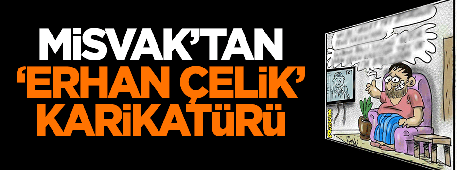 Misvak'tan 'Erhan Çelik' karikatürü