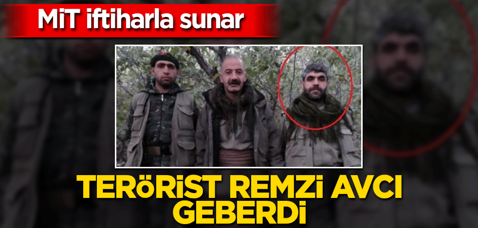 MiT, balyoz gibi indi! Terörist Remzi Avcı geberdi