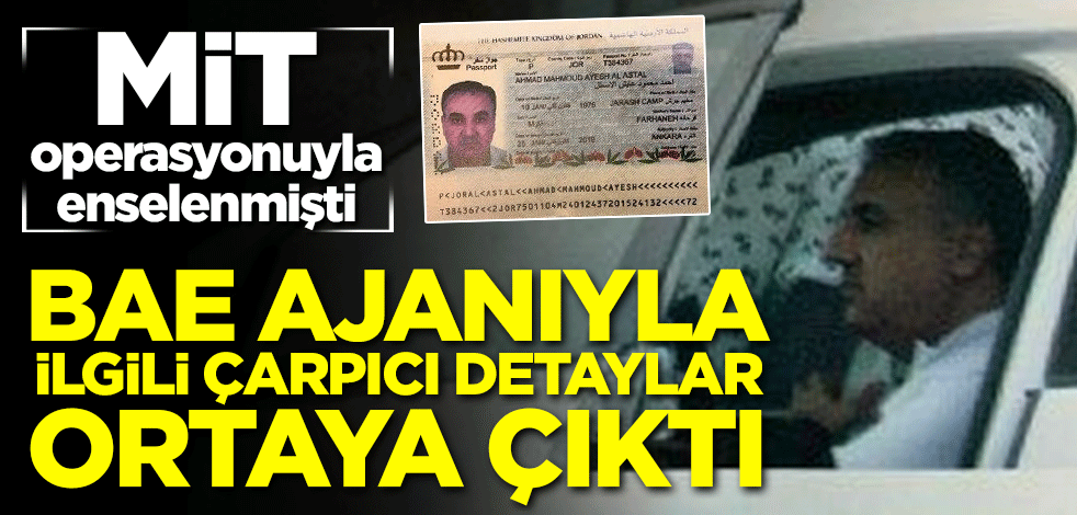 MİT enselemişti! BAE ajanıyla ilgili çarpıcı detaylar ortaya çıktı