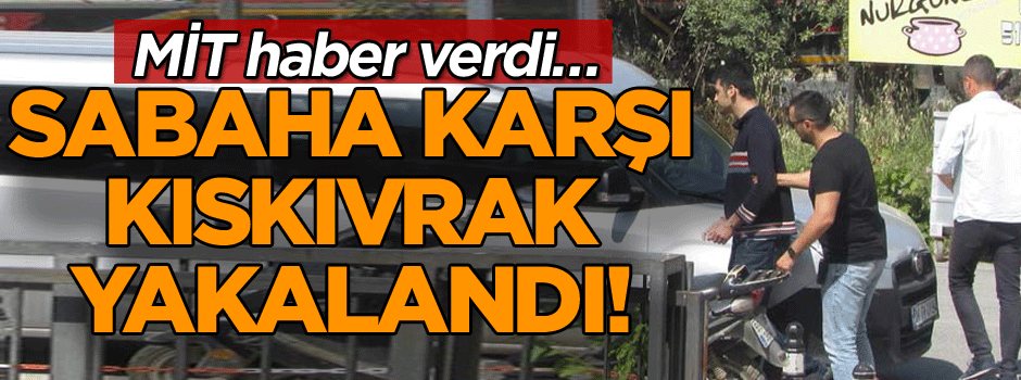 MİT haber verdi… Sabaha karşı kıskıvrak yakalandı!