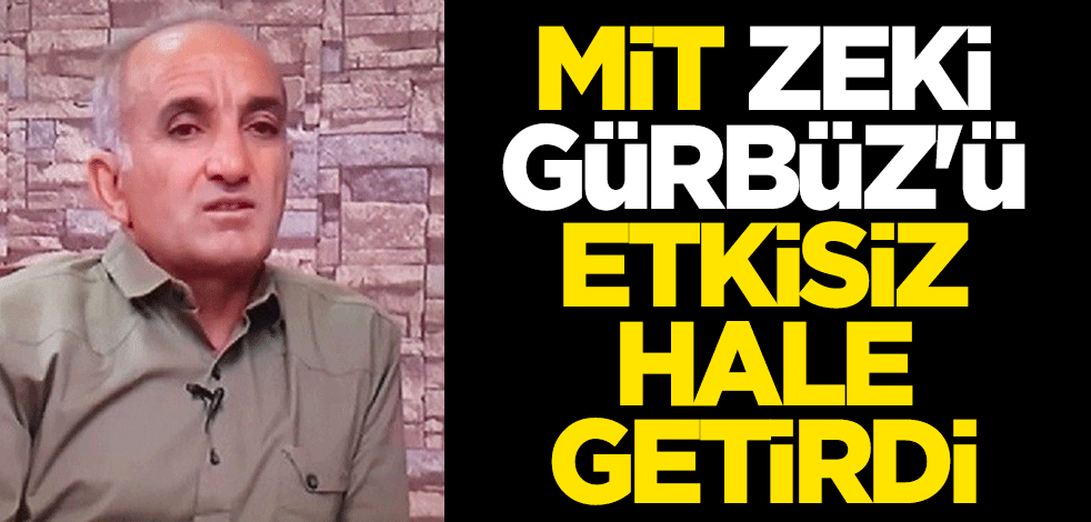 MİT, MLKP Suriye genel sorumlusu Zeki Gürbüz'ü etkisiz hale getirdi