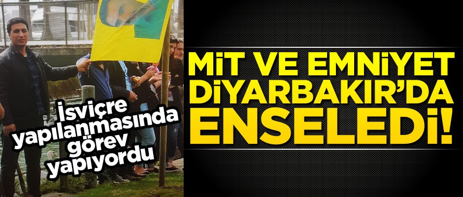 MİT, PKK'nın İsviçre yapılanmasındaki teröristi enseledi