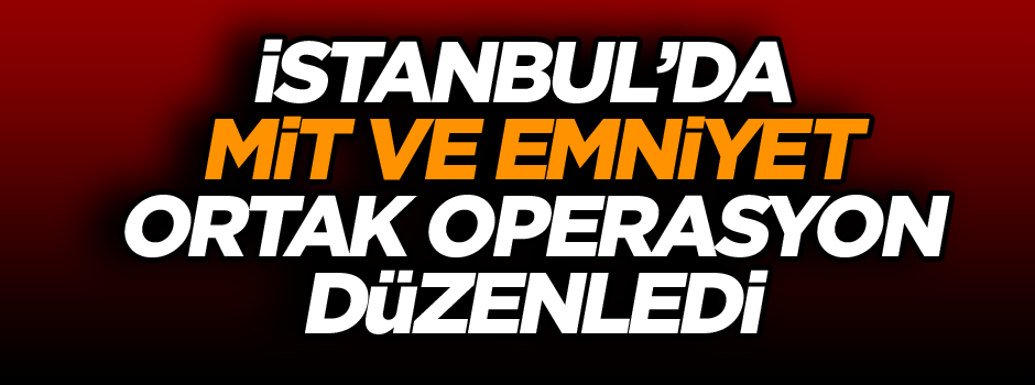 MİT ve Emniyet ortak operasyon düzenledi