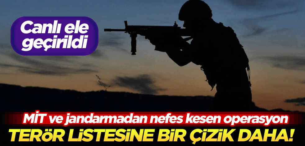 MİT ve jandarmadan terör listesine bir çizik daha! PKK'lı terörist yakalandı