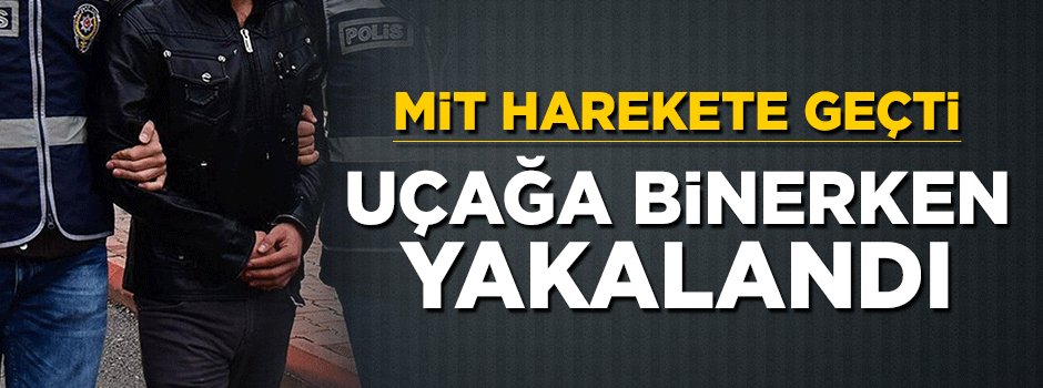 MİT'in takip ettiği DEAŞ'lı terörist uçağa binerken yakalandı
