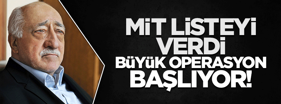 MİT'te 20 bin kişilik ikinci bir liste belirledi