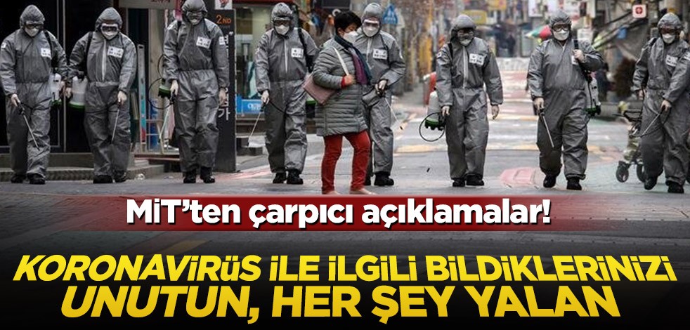 Koronavirüs ile ilgili bildiklerinizi unutun, her şey yalan