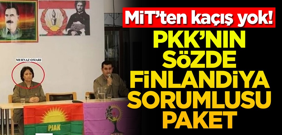 MİT’ten kaçış yok! PKK'nın sözde Finlandiya sorumlusu paket