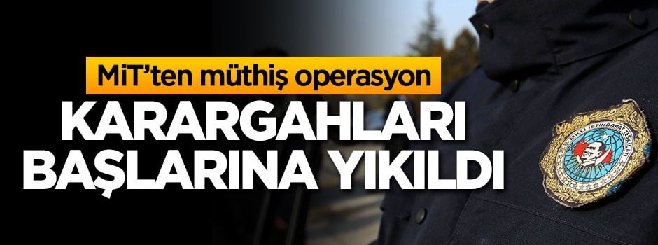MİT'ten müthiş operasyon