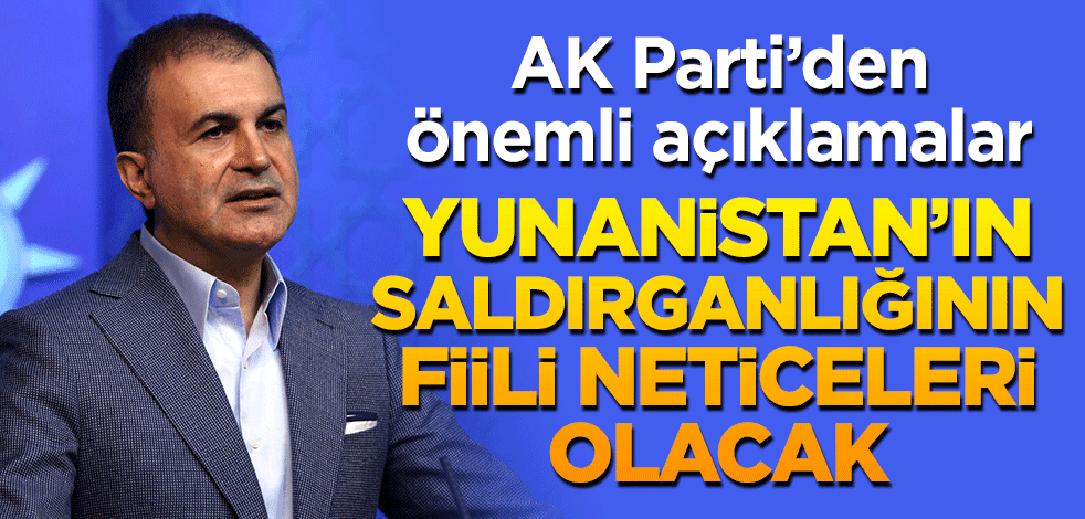 MKYK toplantısı sonrası AK Parti Sözcüsü Ömer Çelik’ten önemli açıklamalar!