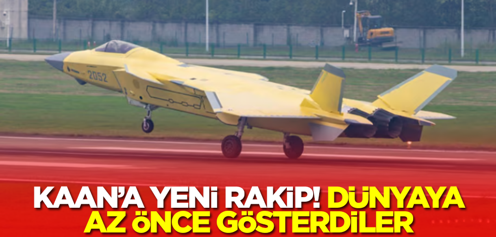 MMU Kaan'a yeni rakip! Az önce dünyaya gösterdiler