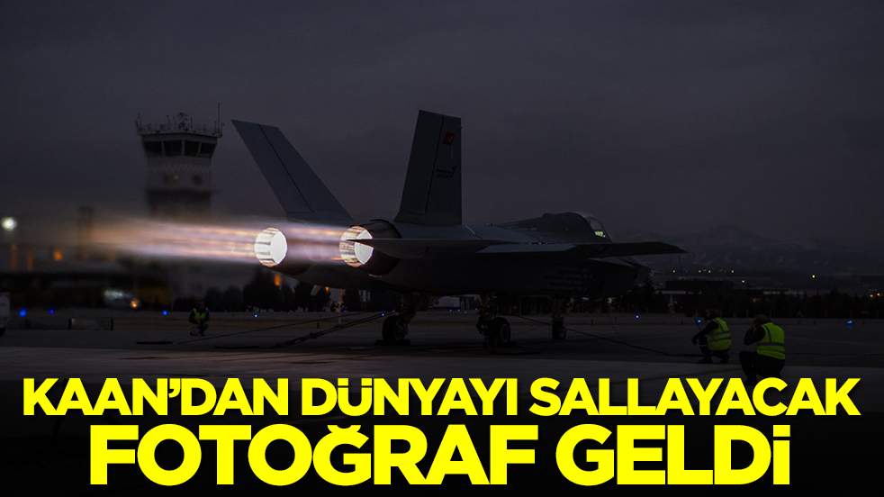 MMU Kaan'dan dünyayı sallayacak fotoğraf geldi
