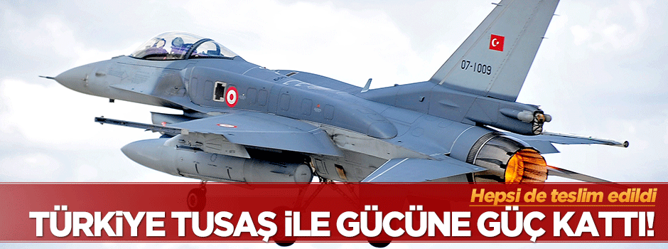Modernize edilen 163 F-16 teslim edildi