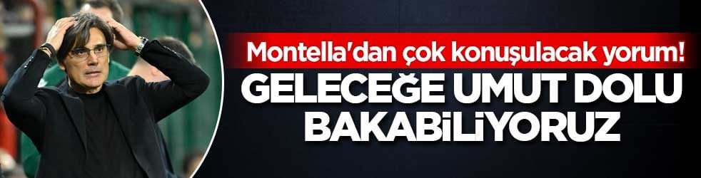 Montella’dan “seviye” açıklaması: Yanlış anlaşıldım, deneyim kazanmamız gerekiyor