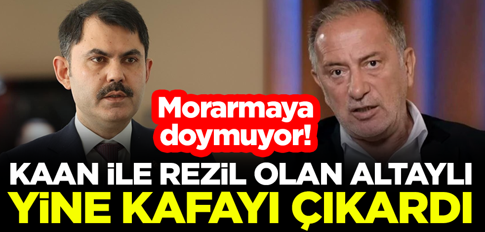 Morarmaya doymuyor! KAAN ile rezil olan Altaylı yine kafayı çıkardı