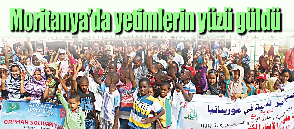 Moritanya’da yetimlerin yüzü güldü