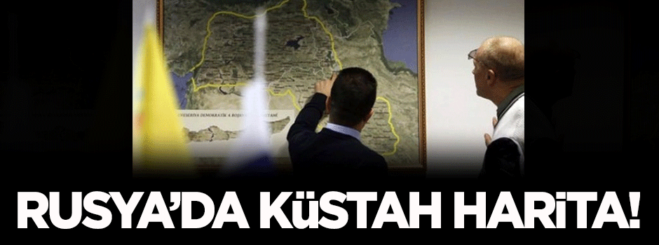 Moskova'da küstah harita!