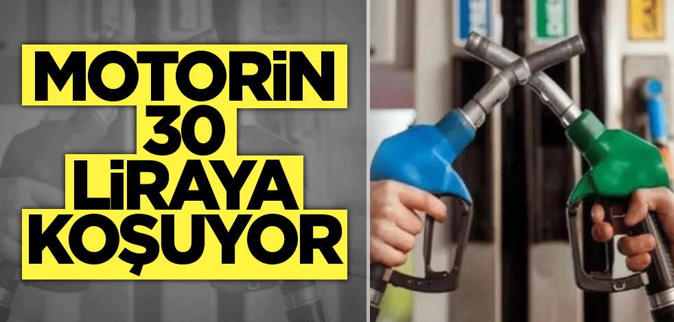 Motorin 30 liraya koşuyor