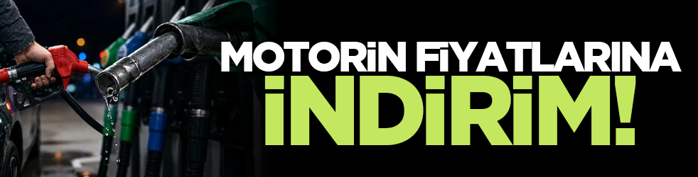 Motorin Fiyatlarına indirim!