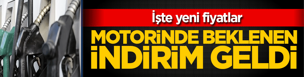 Motorinde beklenen indirim geldi! İşte yeni fiyatlar