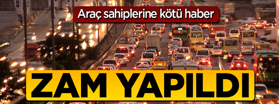 Motorine 13 kuruş zam yapıldı