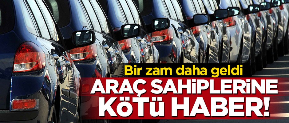 Motorine 7 kuruş zam geldi
