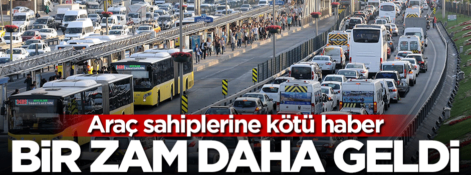 Motorine bir zam daha geldi