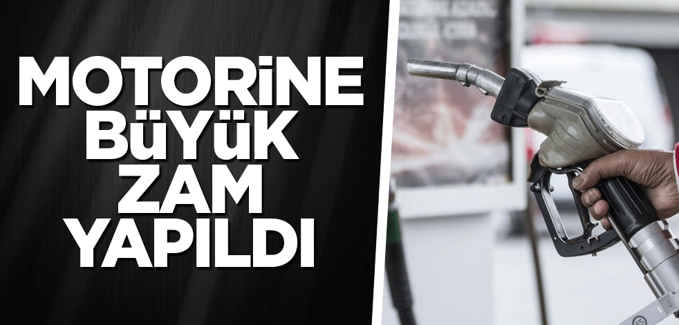 Motorine büyük zam yapıldı!
