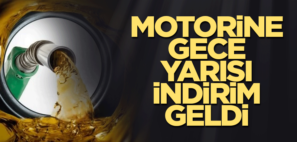 Motorine gece yarısı indirim geldi