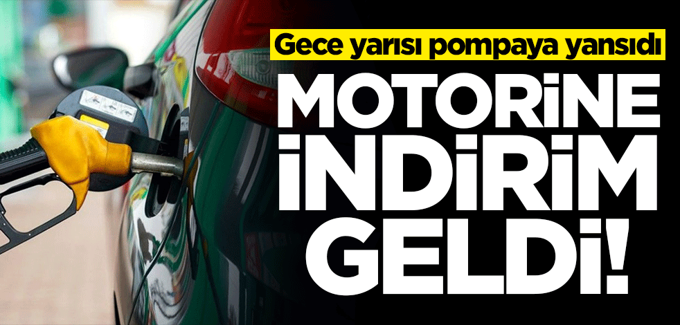 Motorine indirim geldi! Gece yarısı pompaya yansıdı