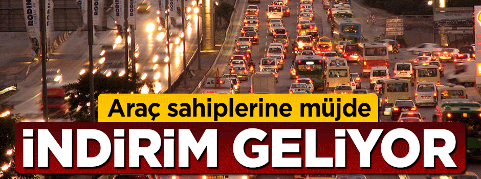 Motorine indirim müjdesi