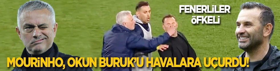 Mourinho Okan Buruk’u havalara uçurdu! Fenerbahçeliler öfkeli…