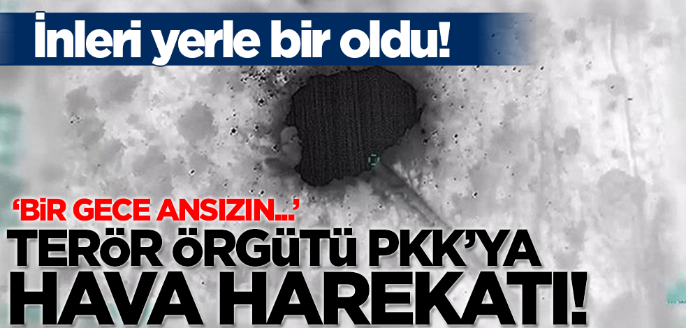 MSB sıcak gelişmeyi duyurdu! Terör örgütü PKK'ya hava harekatı: Bir gece ansızın inlerinde vurduk!