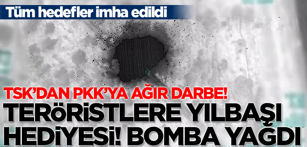 MSB'den PKK'ya ağır darbe! Teröristlere bomba yağdı