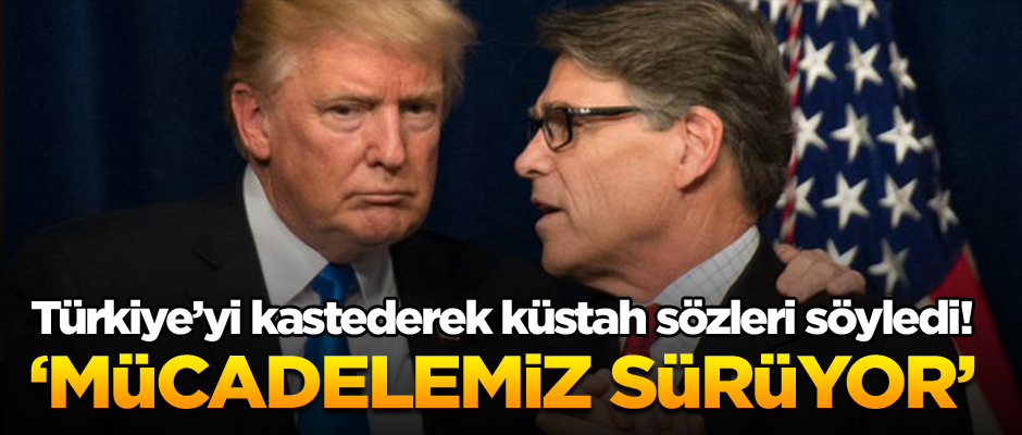 'Mücadelemiz sürüyor' ABD'li bakandan küstah çıkış!