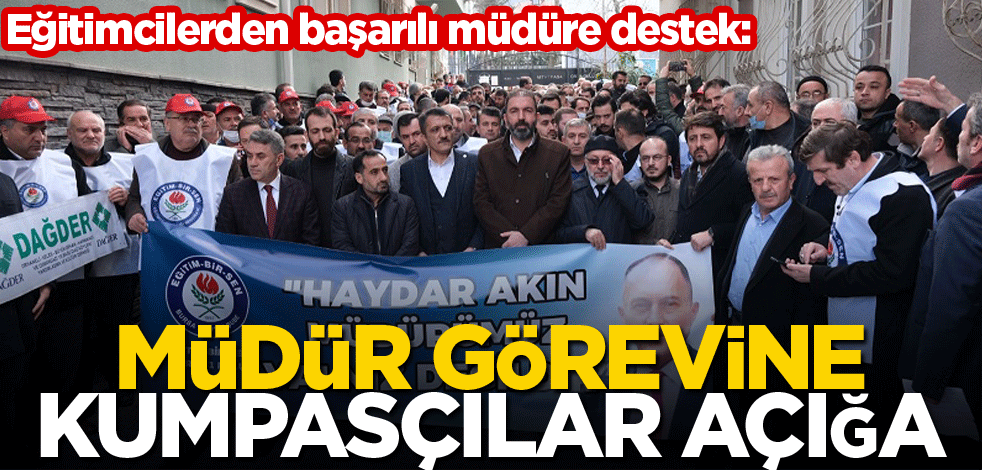 Müdür görevine kumpasçılar açığa
