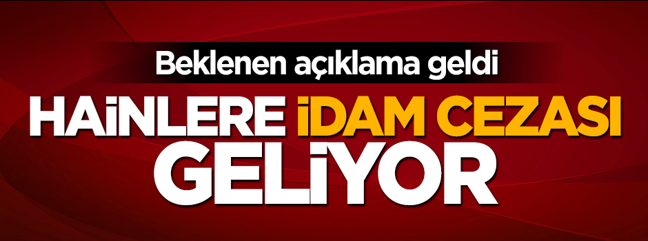 Müezzinoğlu açıkladı: Darbecilere idam cezası getirebiliriz